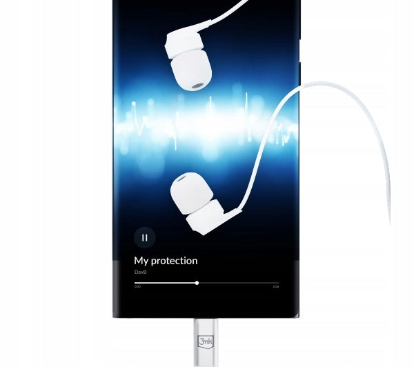 Wired Headphones 3mk Wired Earphones USB-C In-Ear White Packaging status original