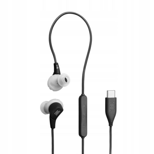 Wired Headphones JBL Endurance Run 3 USB-C Black