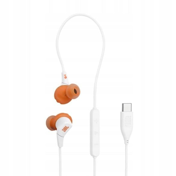 Wired Headphones JBL Endurance Run 3 USB-C White