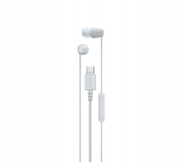 Wired Headphones Sony IER-EX15C In-Ear USB-C Microphone White