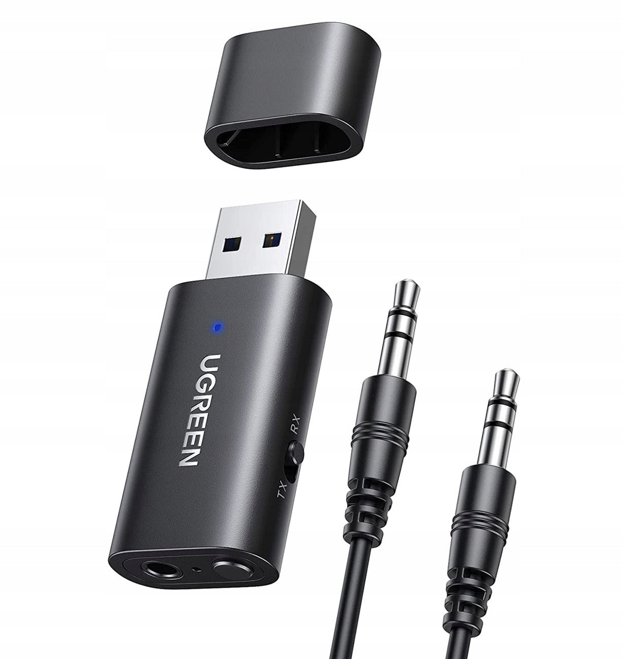 Wireless Bluetooth Audio Adapter Ugreen CM523 Bluetooth 5.0 Black