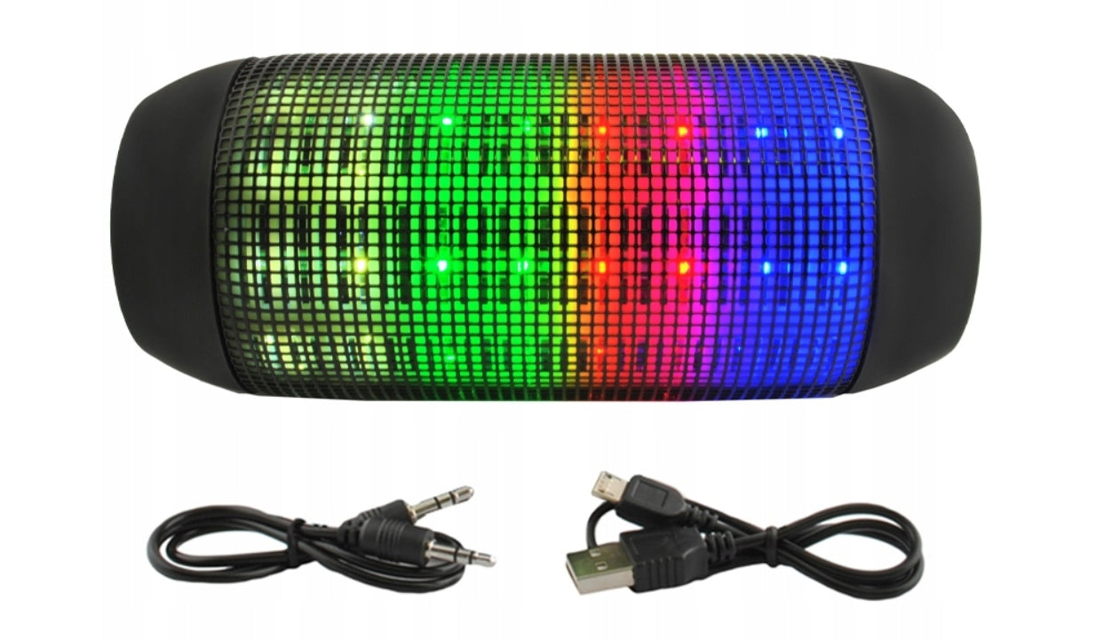 Wireless Bluetooth LED Speaker Portable Brand Iso Trade