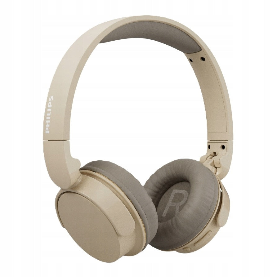 Wireless Bluetooth On-Ear Headphones Beige Philips TAH3209BG