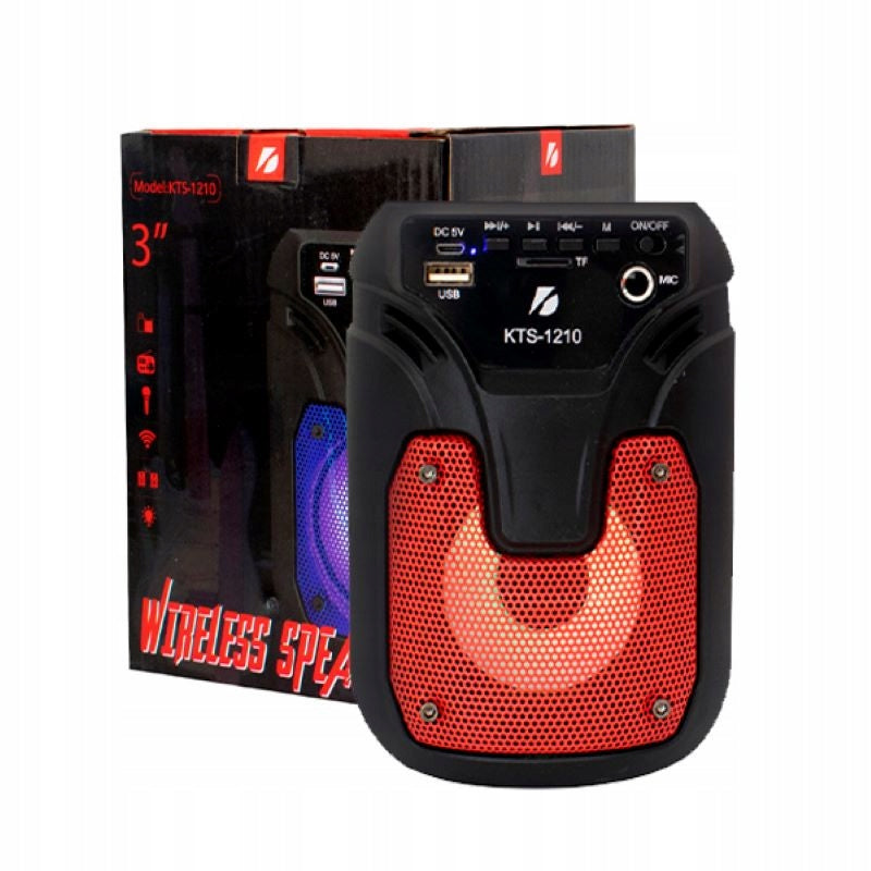 Wireless Bluetooth Speaker KTS-1210 Outdoor Subwoofer 3 Inch Bast Manufacturer code KTS-1210