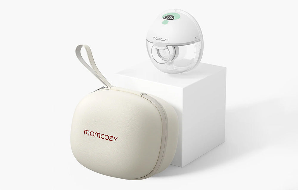 Wireless Dual Electric Breast Pump Momcozy M5 + Bag Pouch Packaging status original