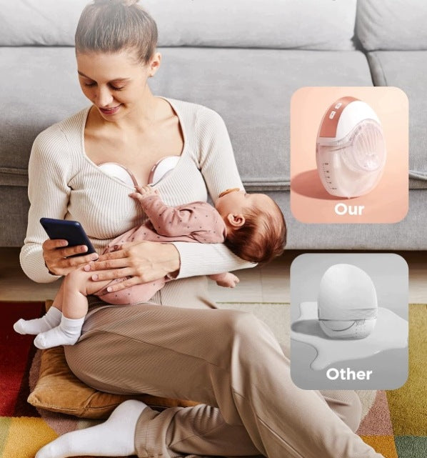 Wireless Electric Breast Pump 2 Pack BPA Free 3 Modes 12 Levels Packaging status original