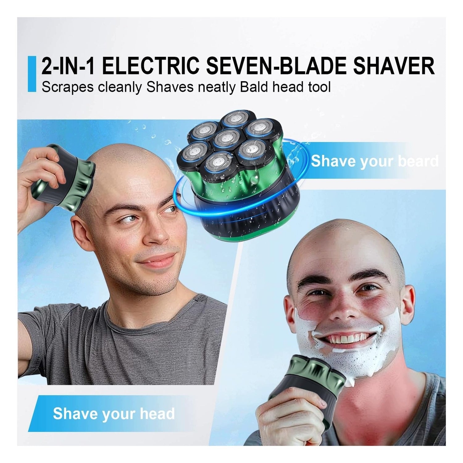 Wireless Electric Shaver - IPX7 Waterproof Brand no brand
