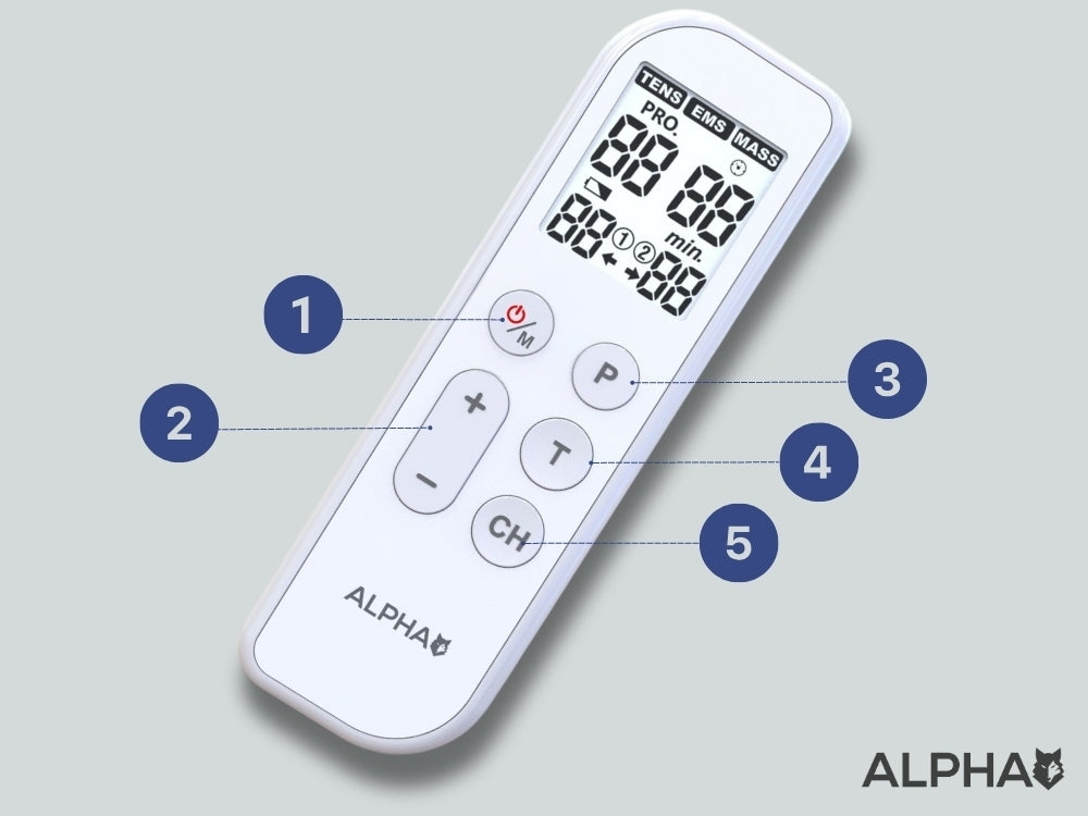 Wireless Electrostimulator TENS EMS Massage 3in1 18 Programs Model M101A-UK1