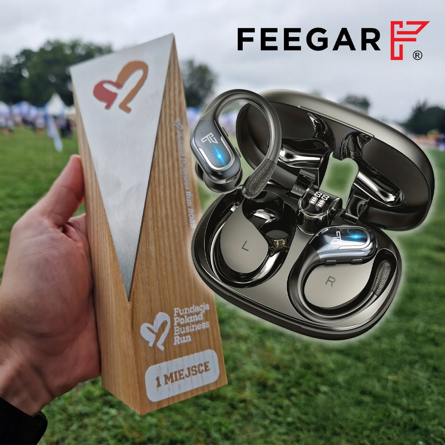 Wireless Headphones FEEGAR SPORT Bluetooth 5.4 Battery 70H In-Ear IPX5 Manufacturer code Feegar Sport
