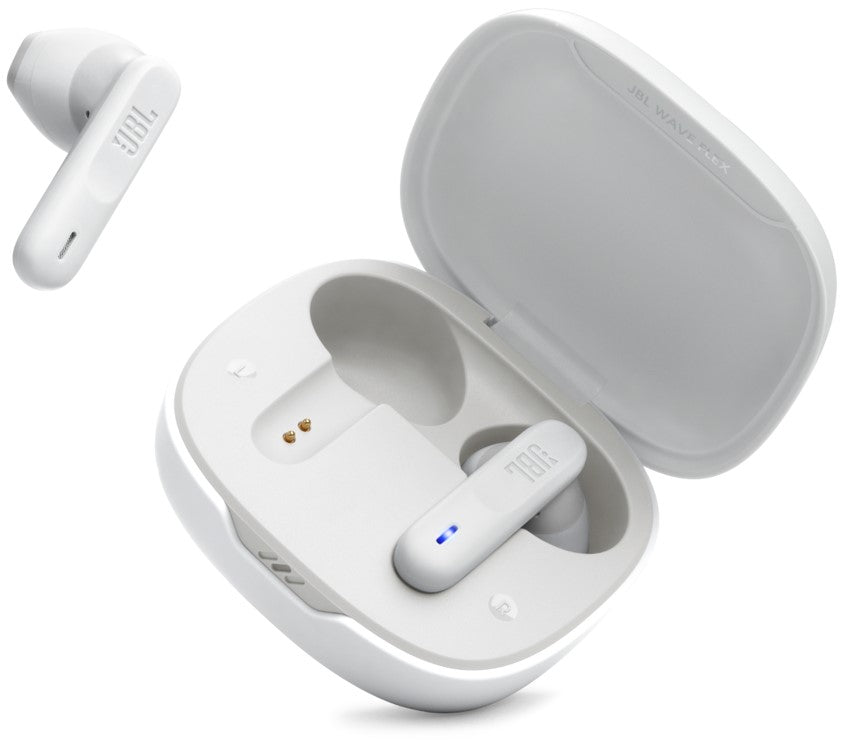 Wireless Headphones JBL Wave Flex In-Ear Bluetooth Microphone White Manufacturer code Słuchawki Bezprzewodowe JBL Flex Deep Bass