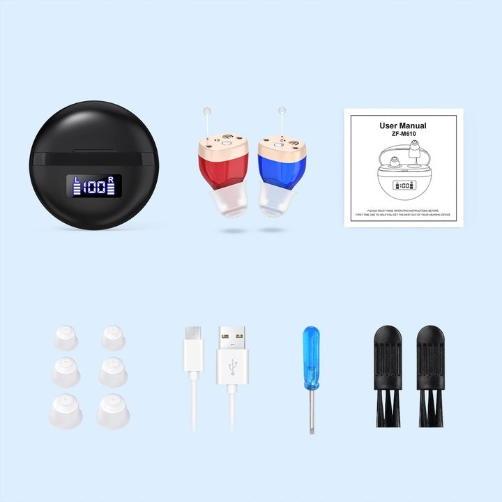 Wireless Hearing Aids, for Elderly, Robust and Durable Medical device no