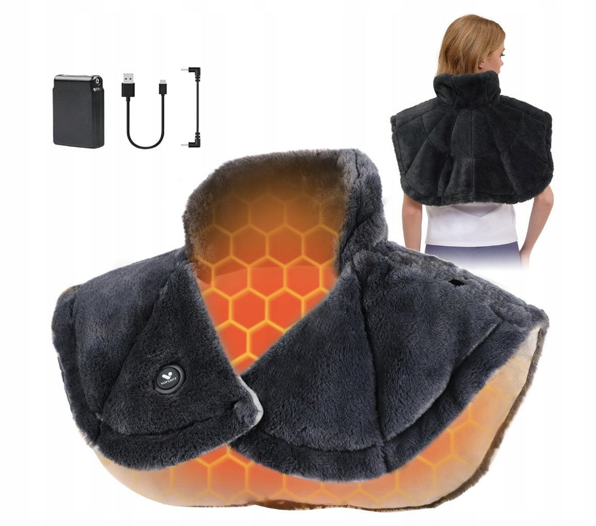 Wireless Heating Pillow for Neck and Shoulders, 5000 mAh