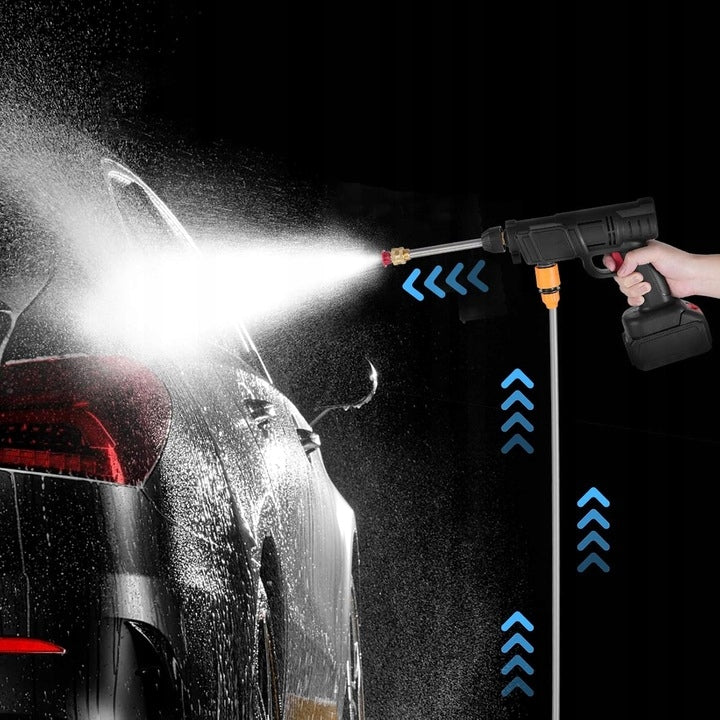 Wireless High Pressure Car Wash Water Gun + 2 aku Brand Bedee
