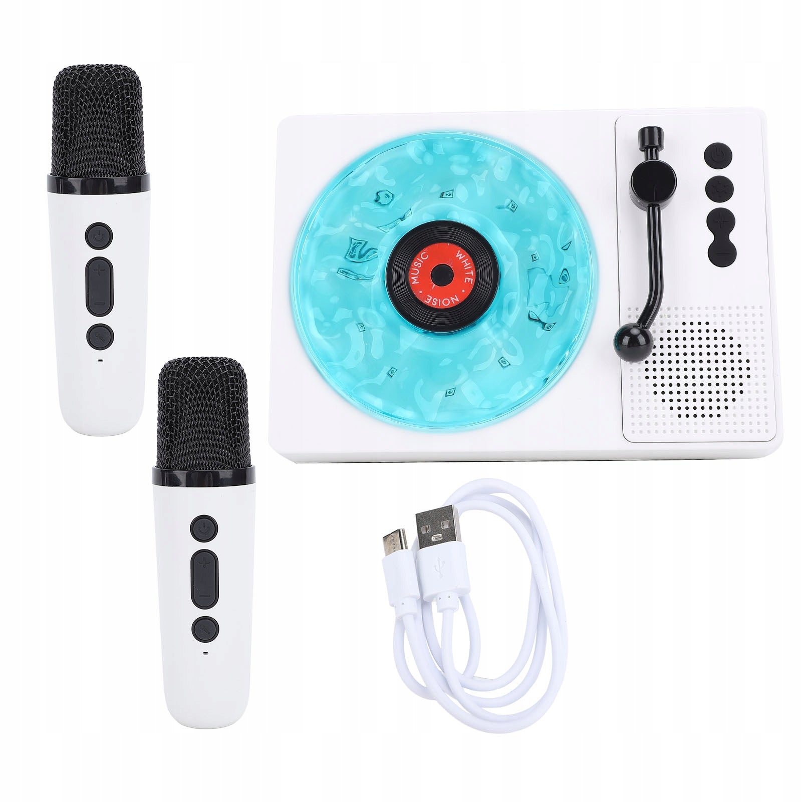 Wireless Microphone Speaker Night Light Portable Retro Record 48 Manufacturer code AG250827012617