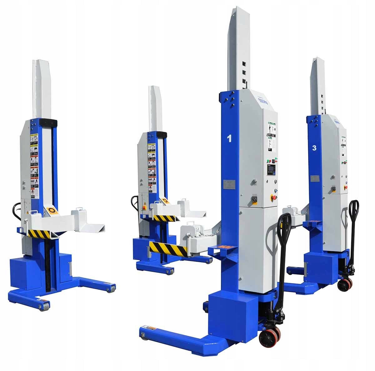 Wireless Mobile Column Lift 5.5т Well Kraft ML4022W 4 columns Manufacturer code 011377
