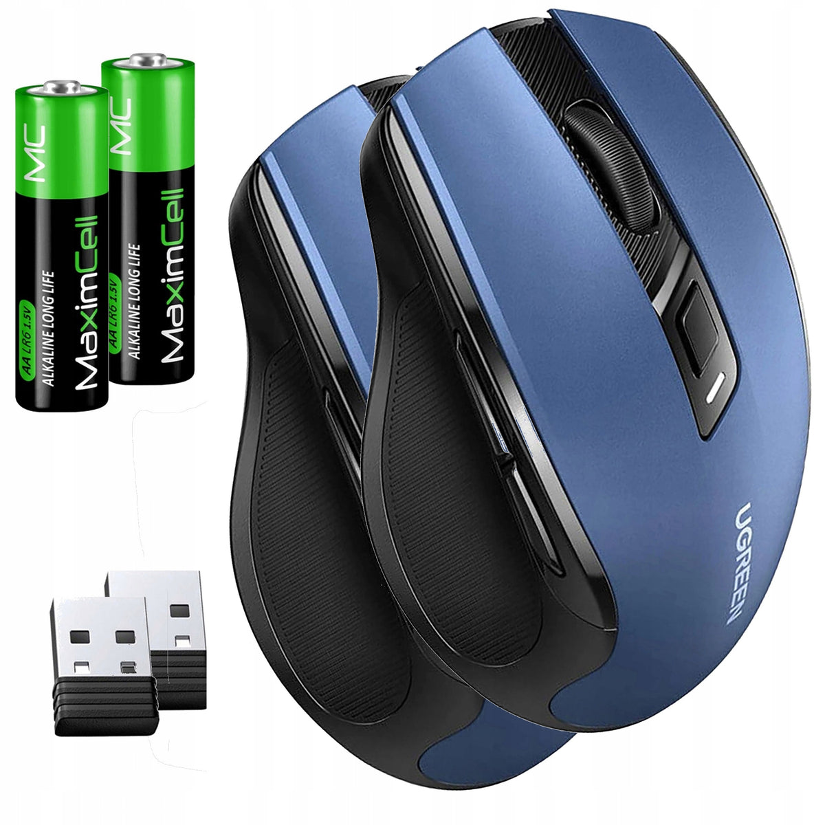 Wireless Mouse 4000DPI USB Laser Mouse For Computer 2Pcs