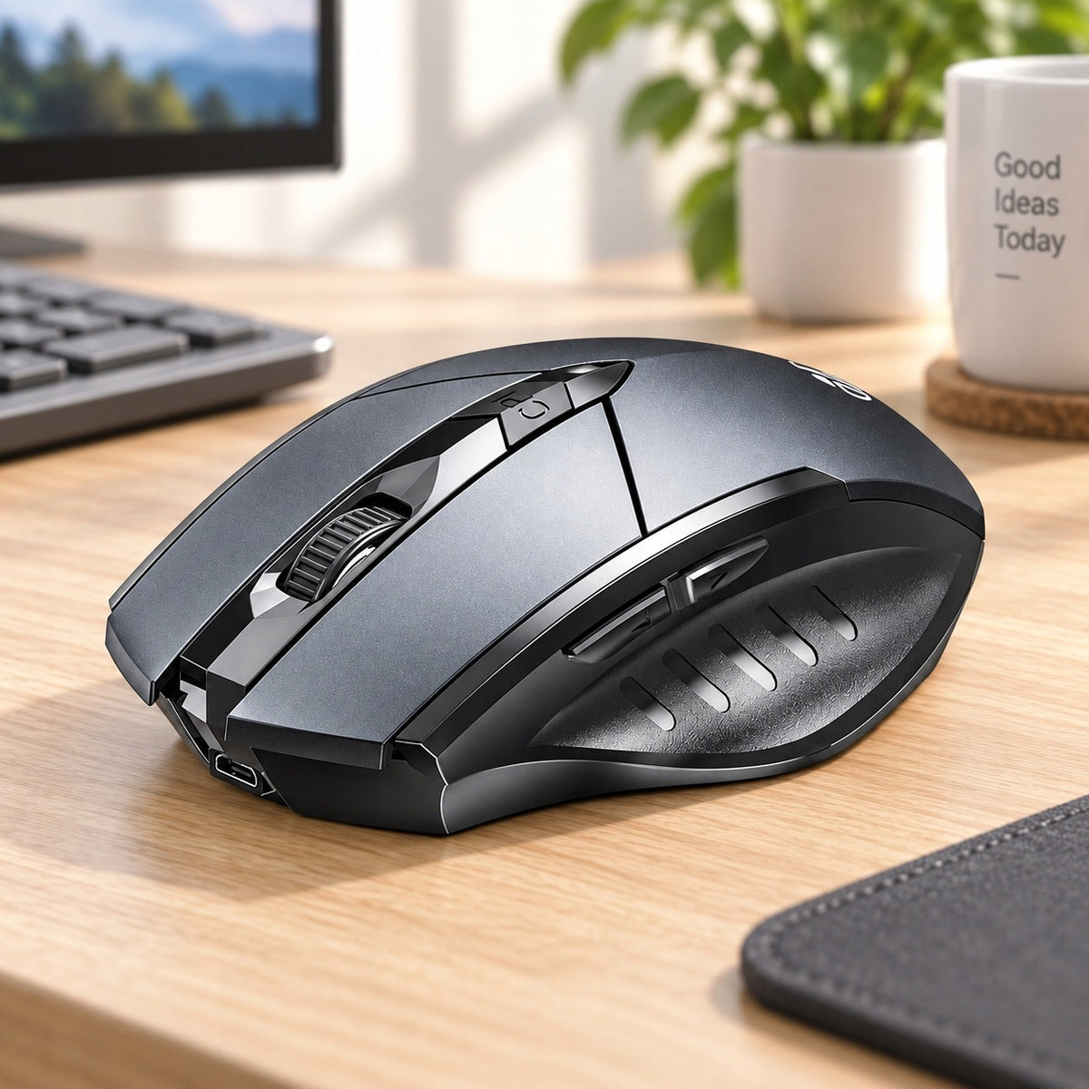 Wireless Mouse Inphic PM6BS Bluetooth +2.4G Computer DPI Adjustment Manufacturer Inphic