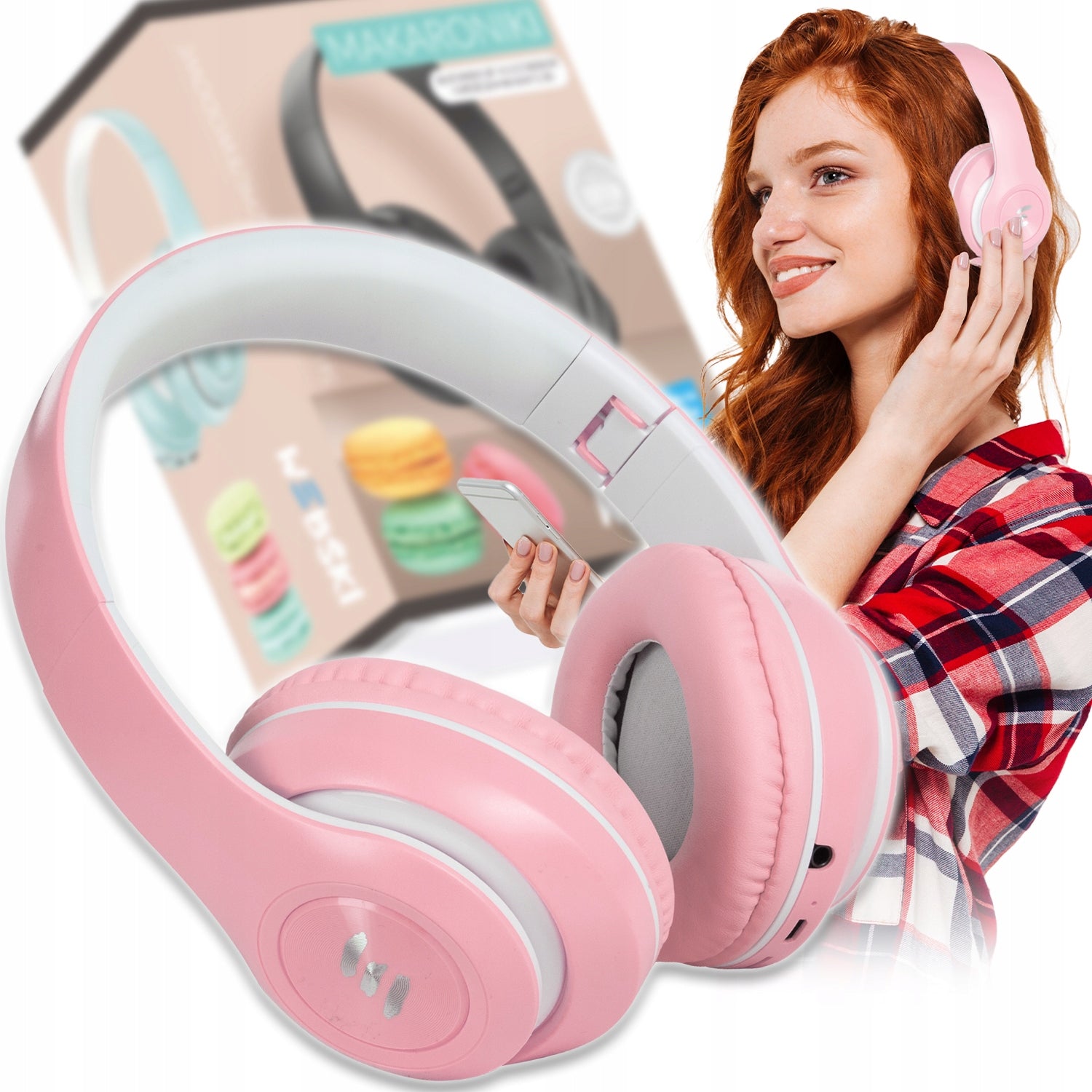 Wireless On-Ear Headphones with Microphone BLUETOOTH KIDS MICROPHONE