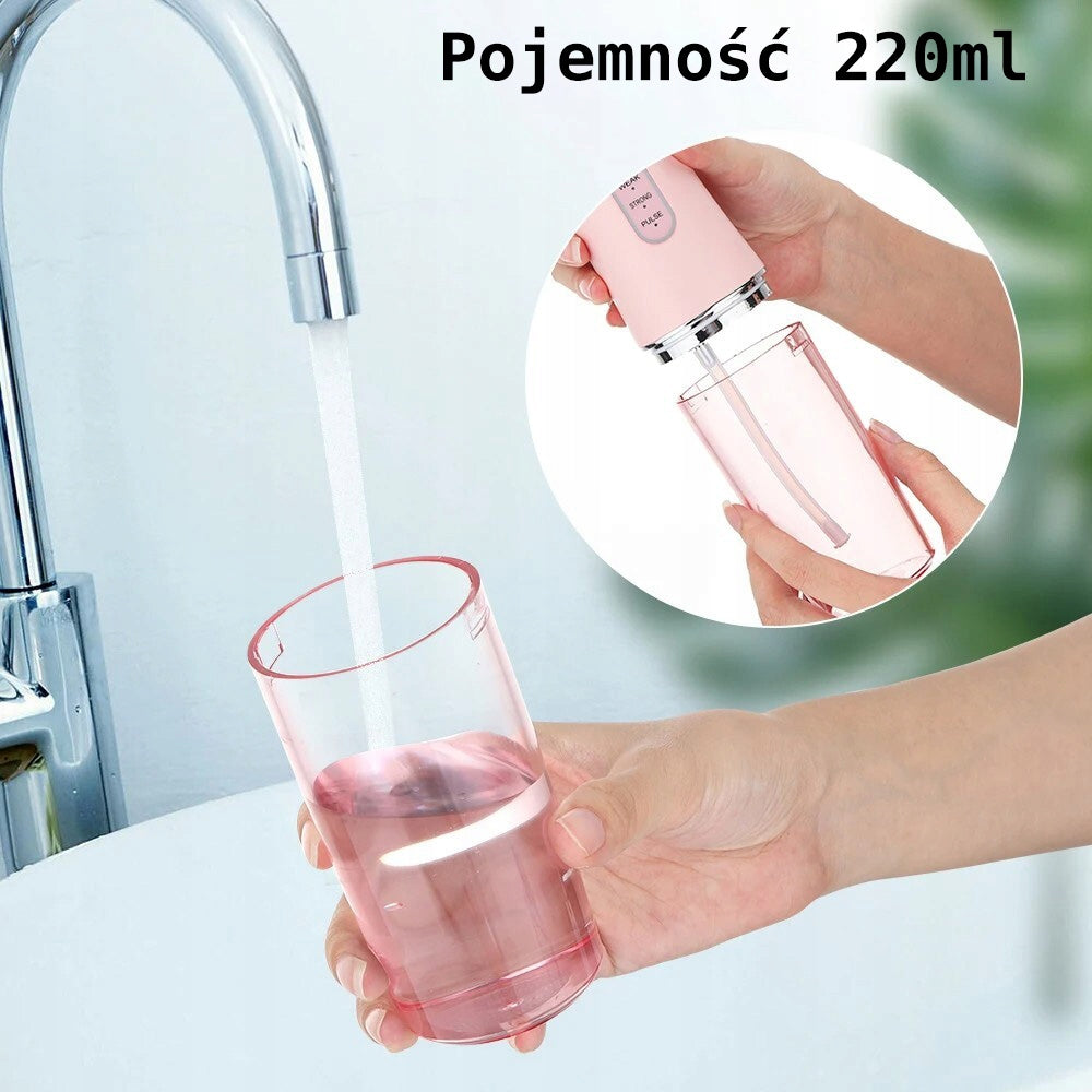 Wireless Oral Irrigator with 4 USB Tips 3 Operating Modes Manufacturer code PPS