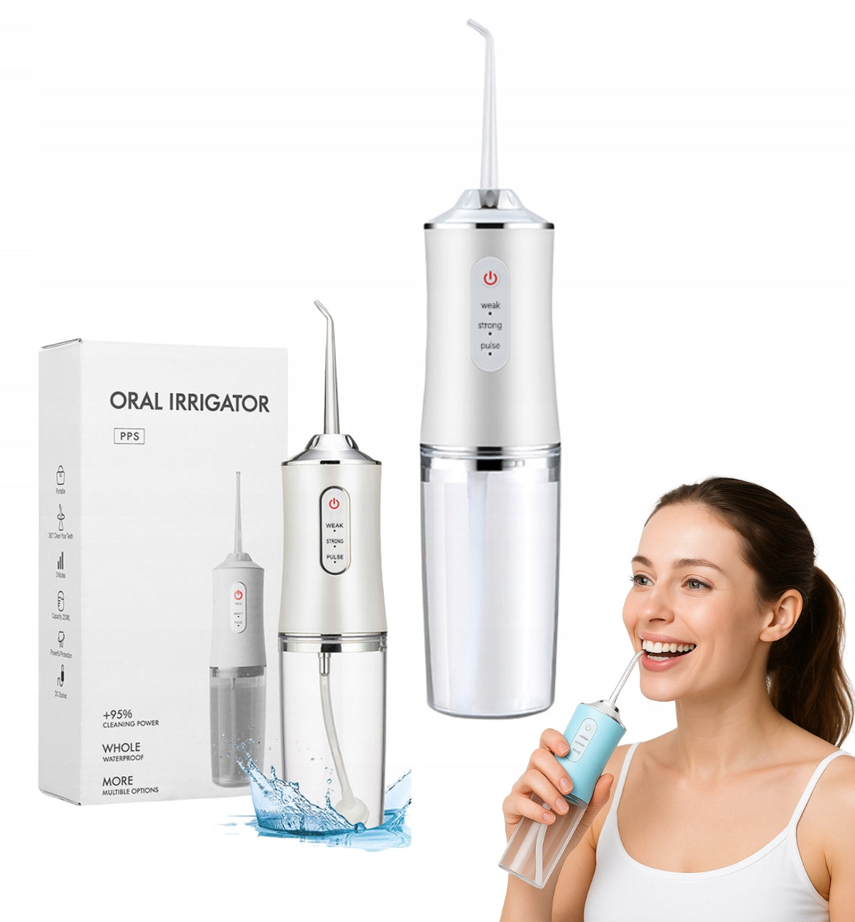 Wireless Oral Tooth Irrigator SET OF 5 TIPS
