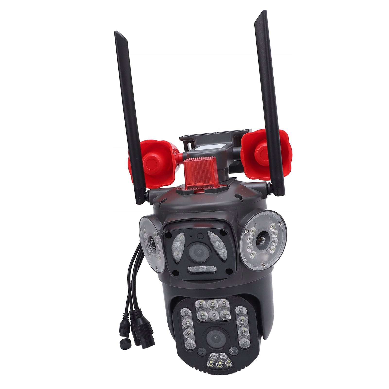 Wireless PTZ Camera With 4 Lens 360 Degree Panoramic MU