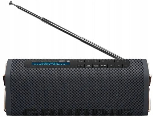 Wireless Portable Bluetooth Speaker DAB+ Grundig GBT Band Black Brand Grundig