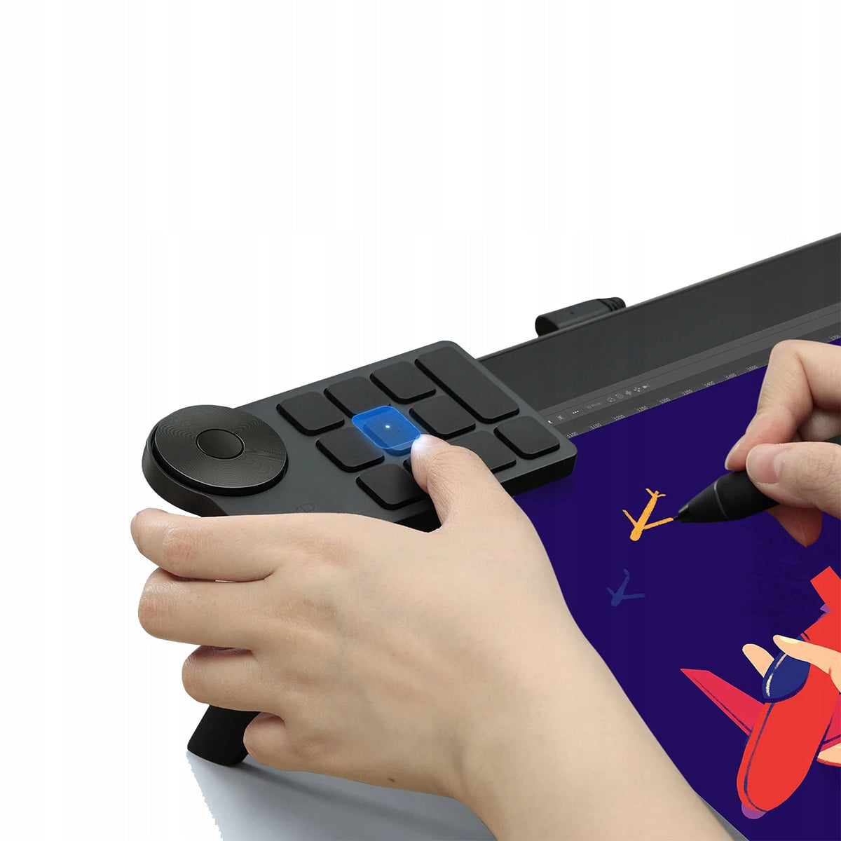 Wireless Remote Control with Programmable Shortcuts COMPACT PORTABLE KEYBOARD Keyboard layout qwert mini / WASD (gaming)