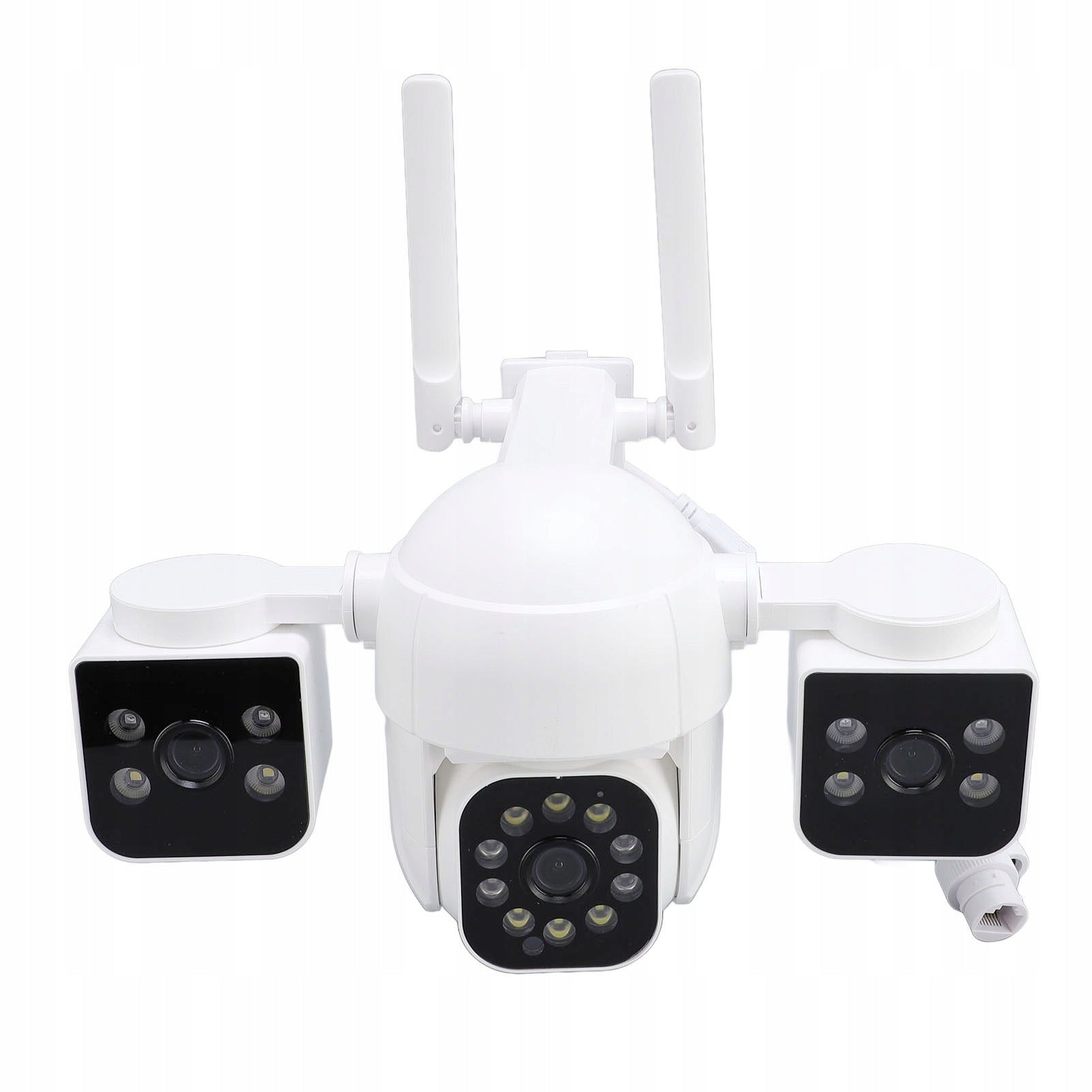 Wireless Security Camera Three Lens 1MP HD 360 Degree TQ Model 8543VGBK