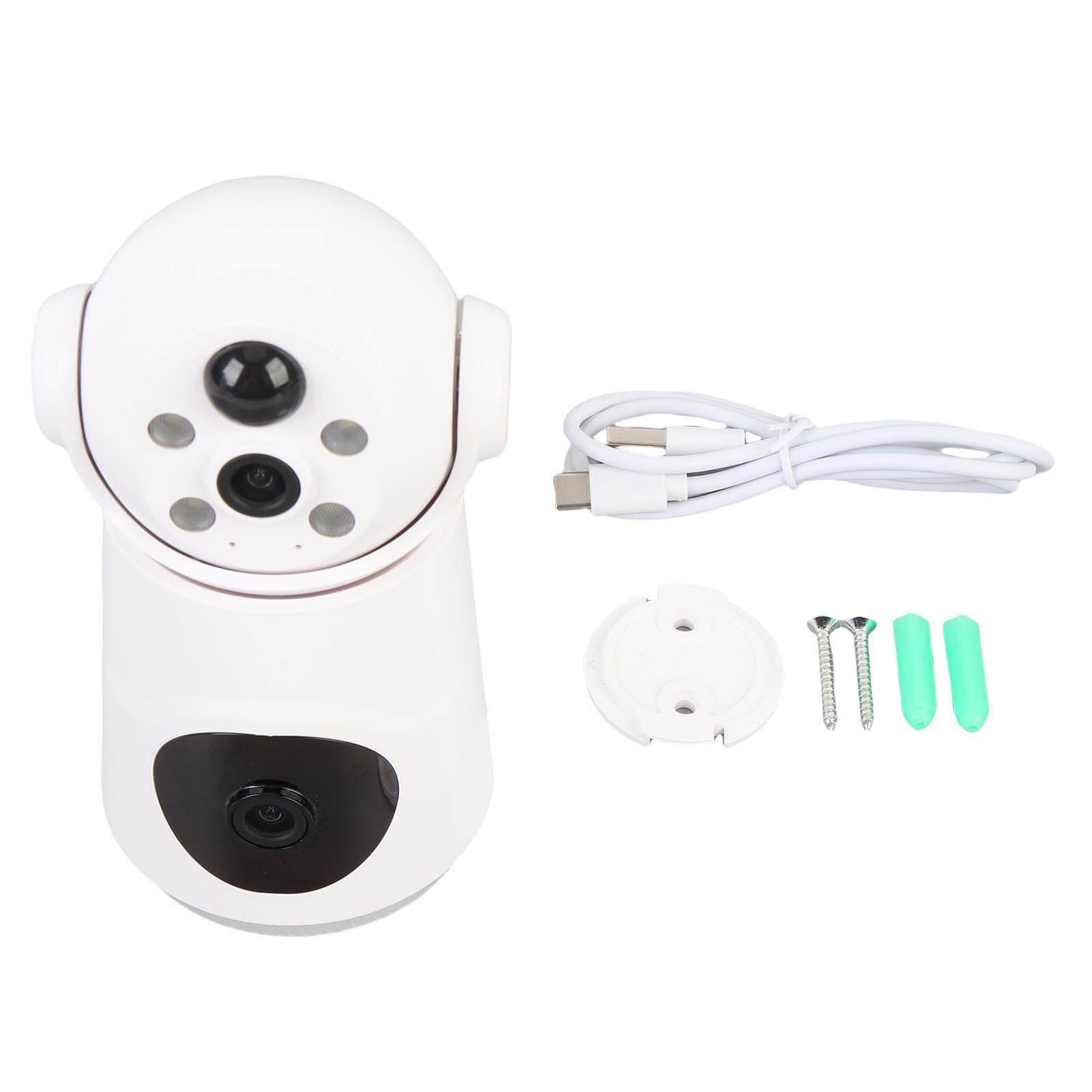 Wireless Security Camera Wi-Fi 360° Rotating 1K Detection Model 1640UIQT