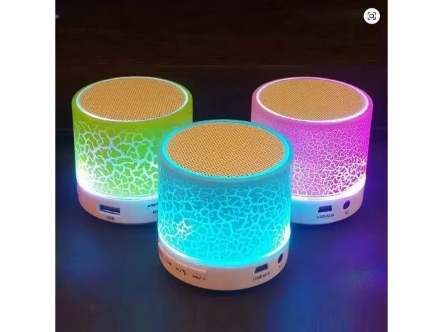 Wireless Speaker Mini Bluetooth FM Radio LED Memory Card Reader Packaging status original