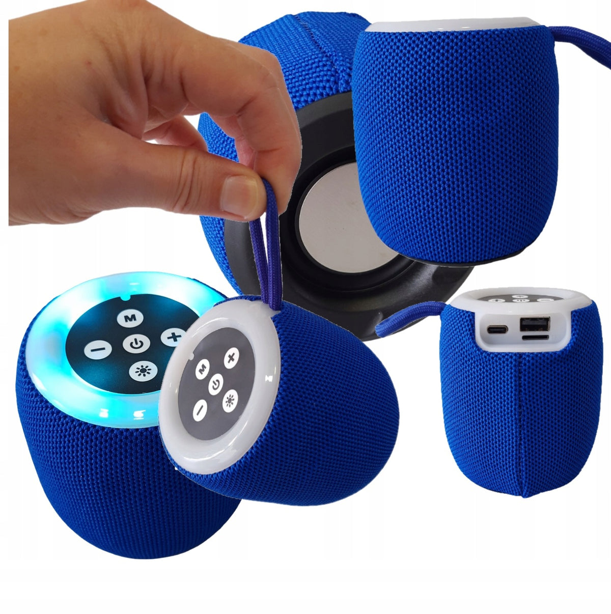 Wireless Speaker SH-309 USB micro SD RGB Bass Backlight