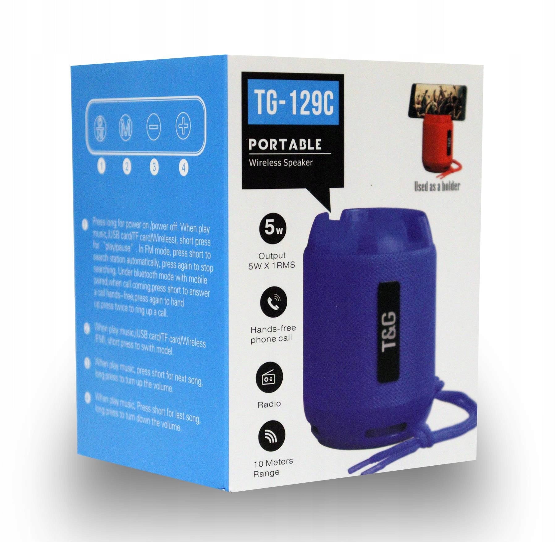 Wireless Speaker T&G Mix Patterns 538900 EAN (GTIN) 5901271538900