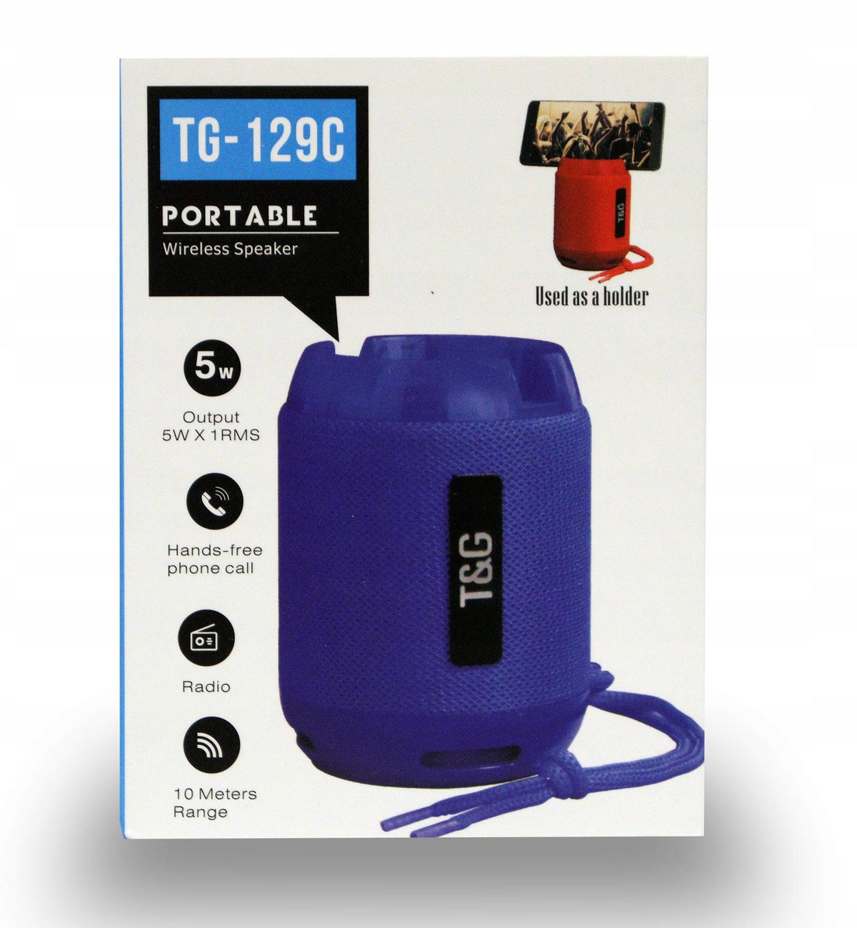 Wireless Speaker T&G Mix Patterns 538900 Packaging status original