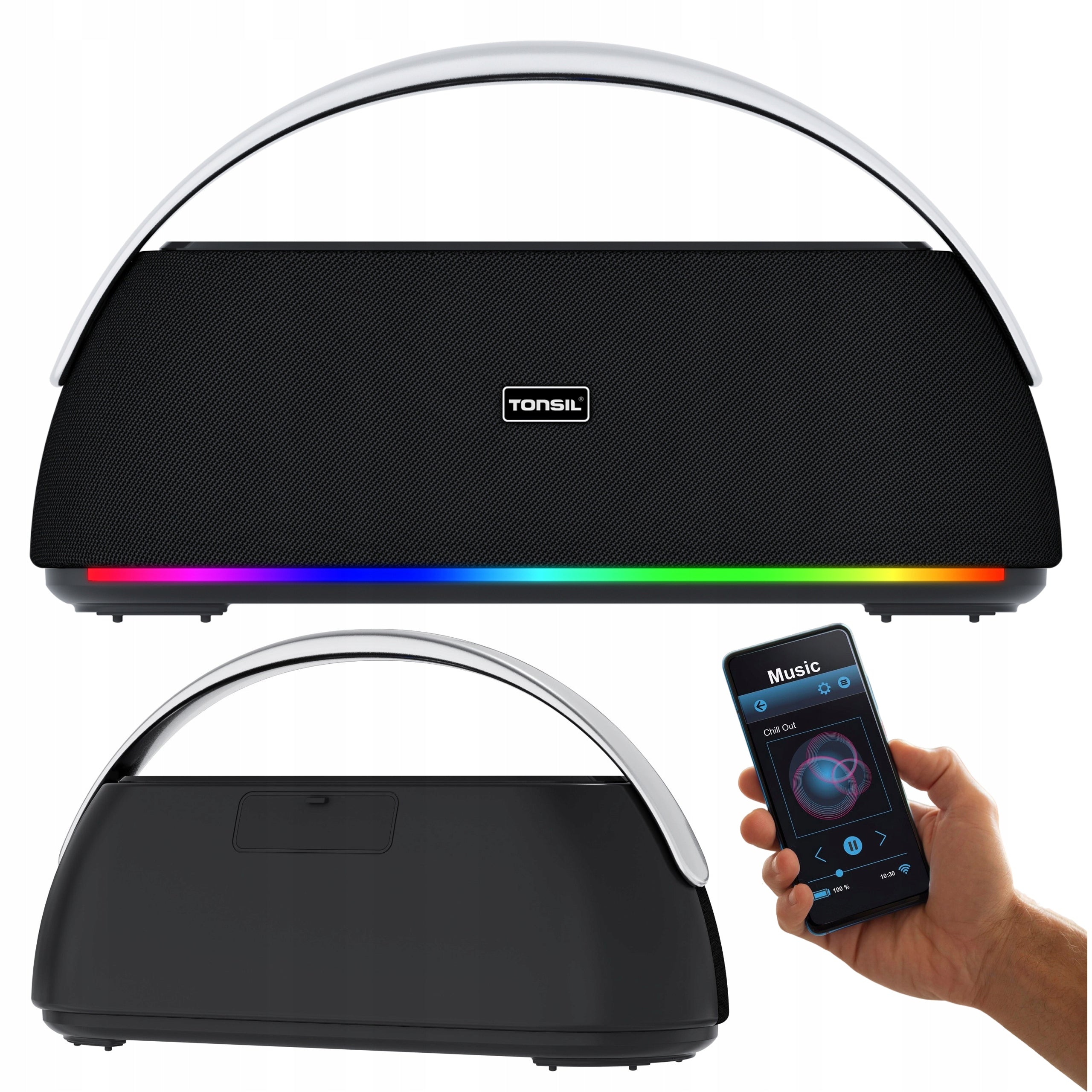 Wireless Speaker TONSIL FLOW 140W TWS Bluetooth AUX USB BT STRONG Packaging status original