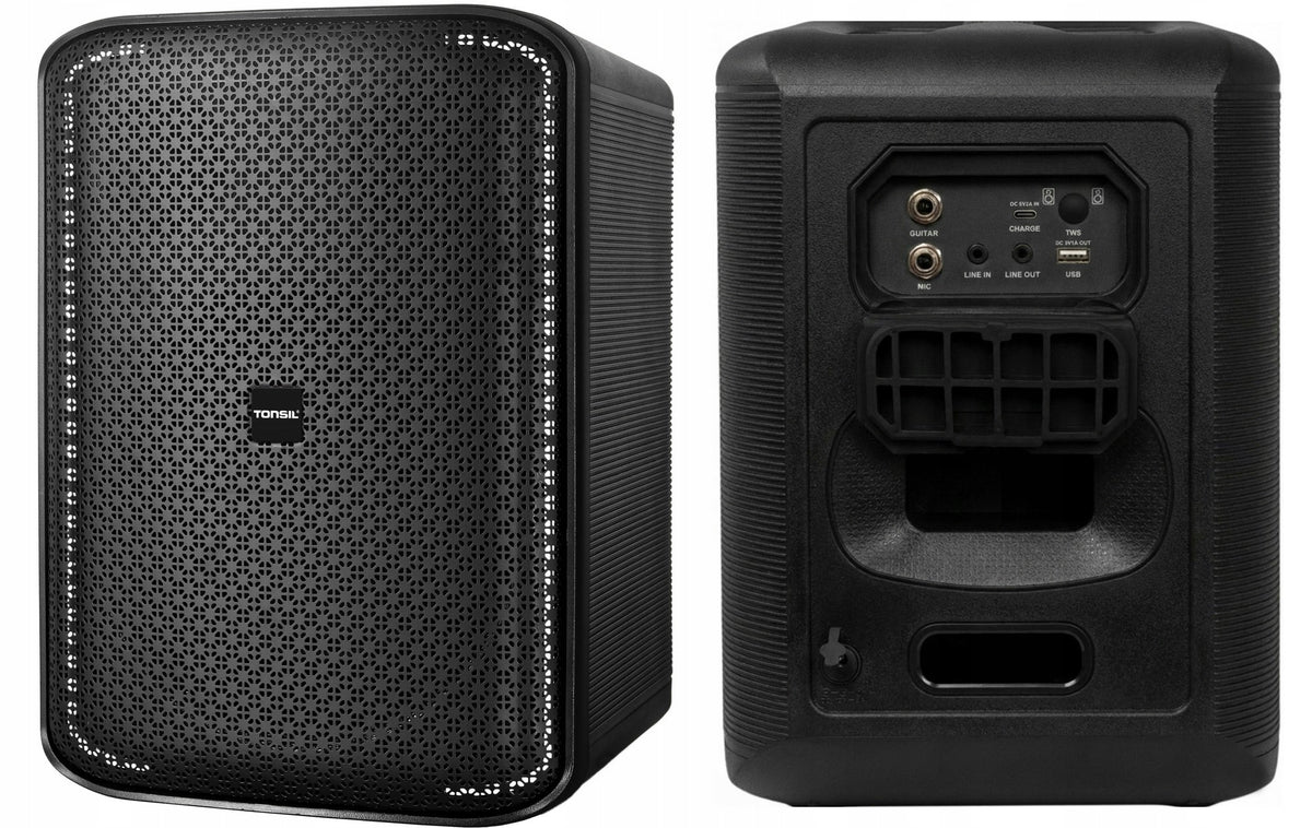 Wireless Speaker TONSIL ZP16DSP Bluetooth RGB MIC 60W Black + Handle Manufacturer code ZP16DSP Czarny + Uchwyt