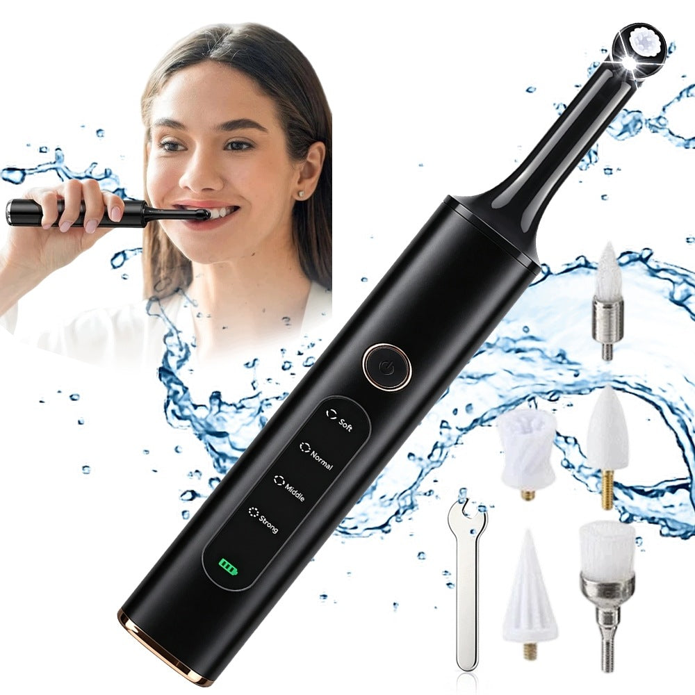 Wireless Tooth Polisher 800mAh IPX6 black with tip set Packaging status original