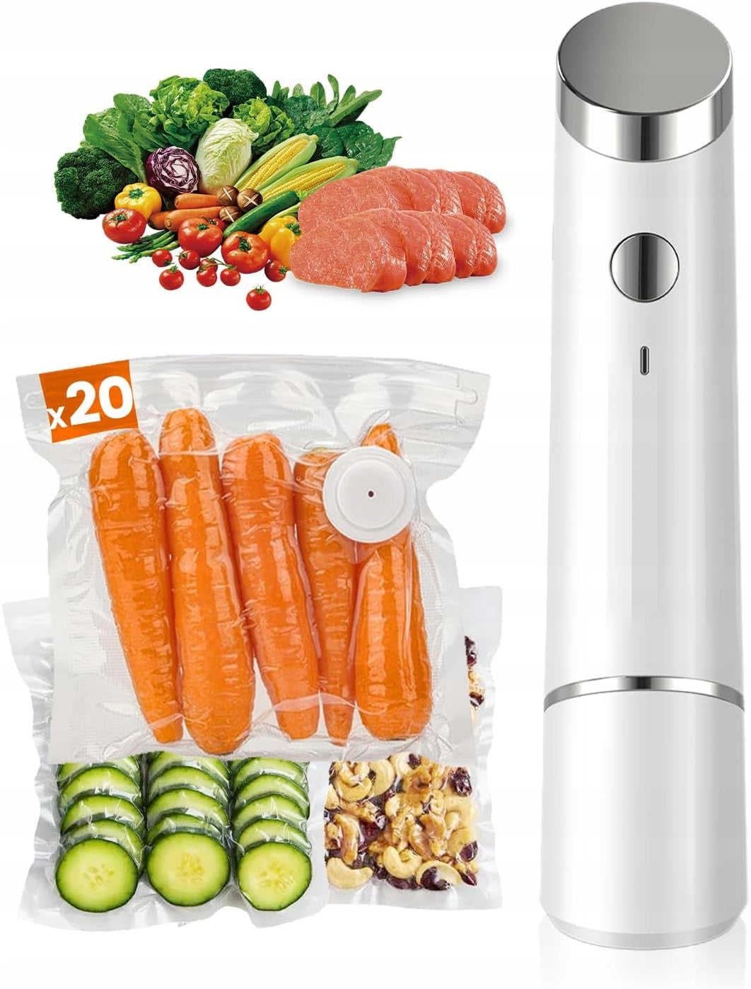 Wireless Vacuum Pump Bags Freebie Food Air Extractor