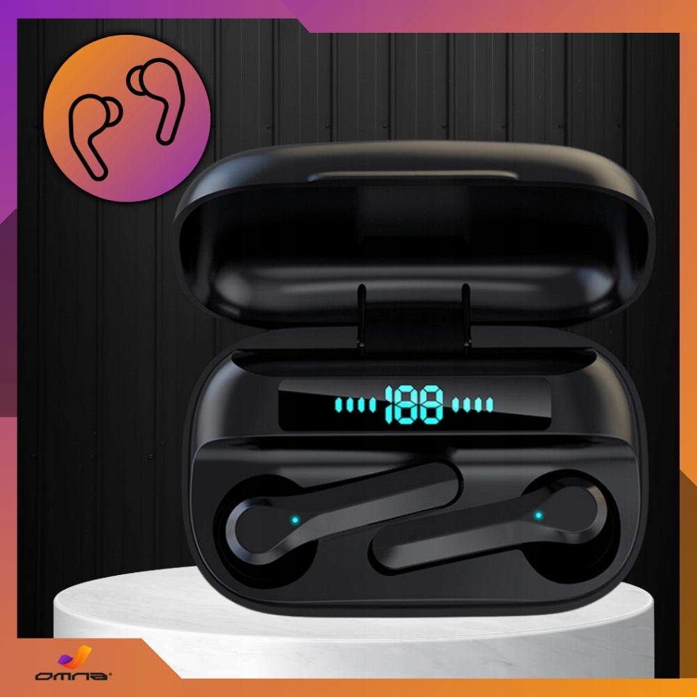 Wireless bluetooth earbuds with microphone powerbank case EAN (GTIN) 5903858130675