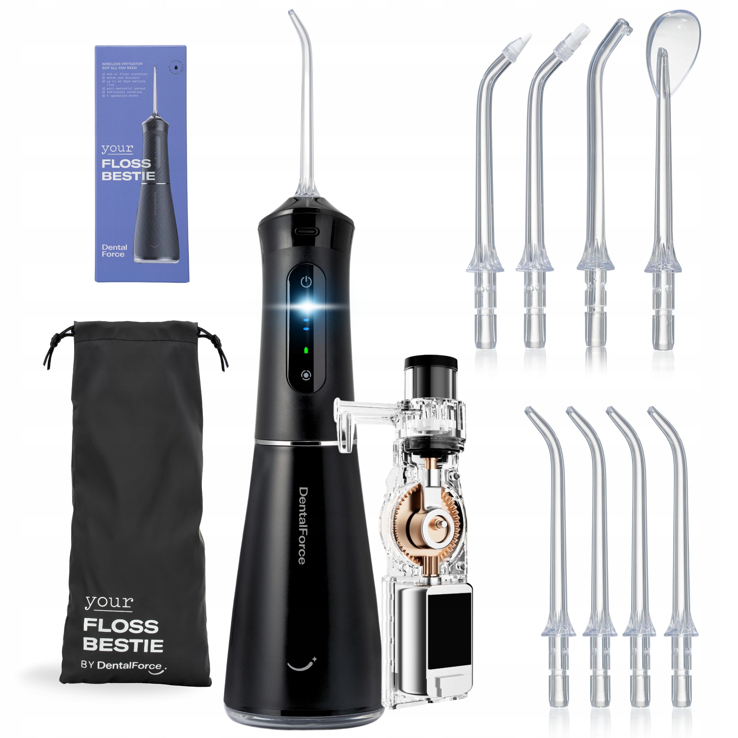 Wireless dental oral irrigator DentalForce 400ml