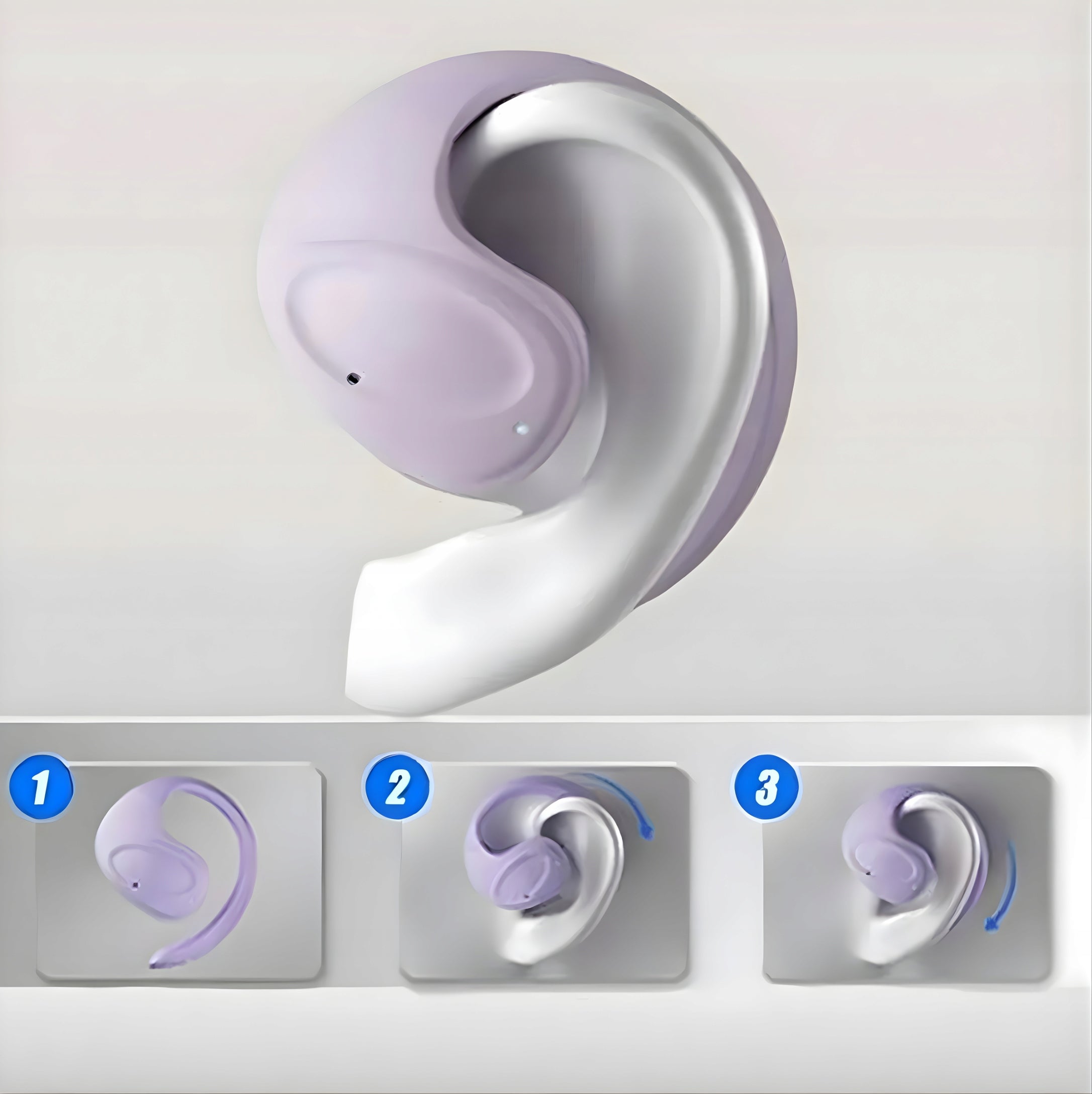 Wireless earbuds Lenovo X15 Pro purple Bluetooth 5.4 Manufacturer code X15PROII