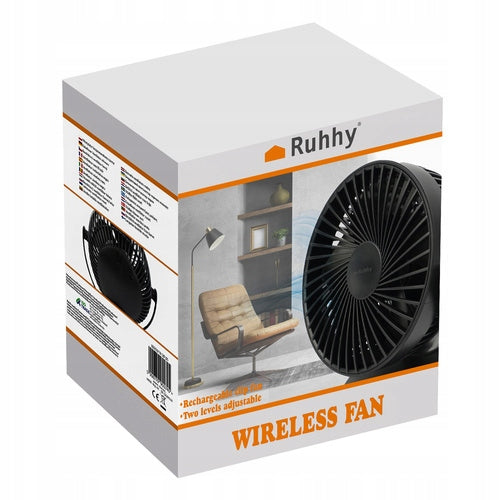 Wireless fan black 25567 Product weight with unit packaging 0.483 kg