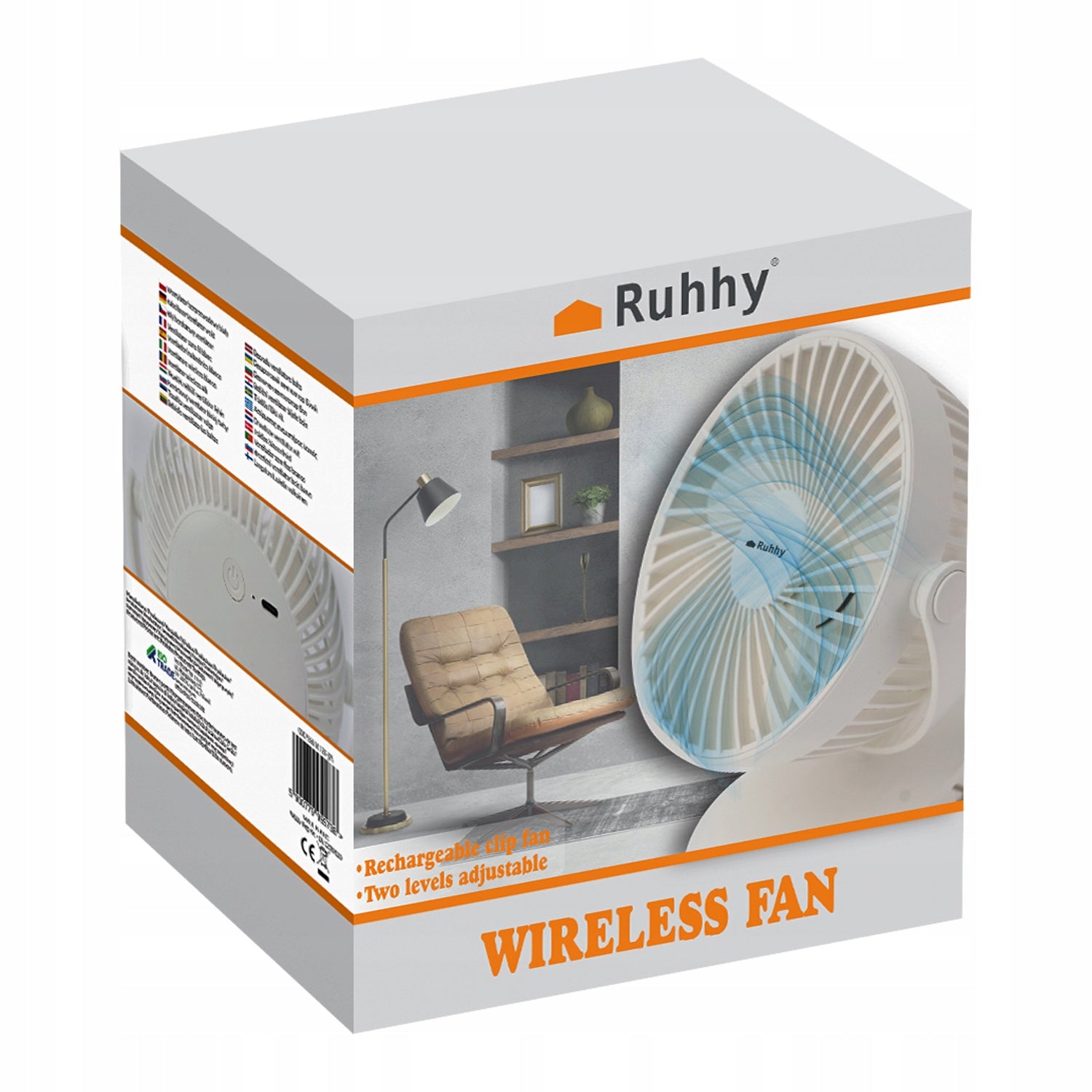 Wireless fan white Ruhhy 25566 Ruhhy Brand Ruhhy
