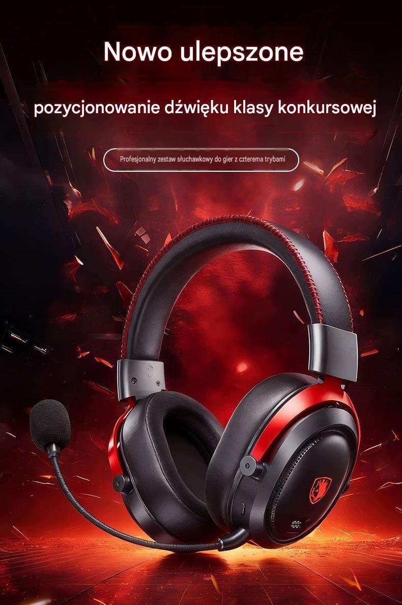 Wireless gaming headset SADES-812, 2.4G + Bluetooth Packaging status original
