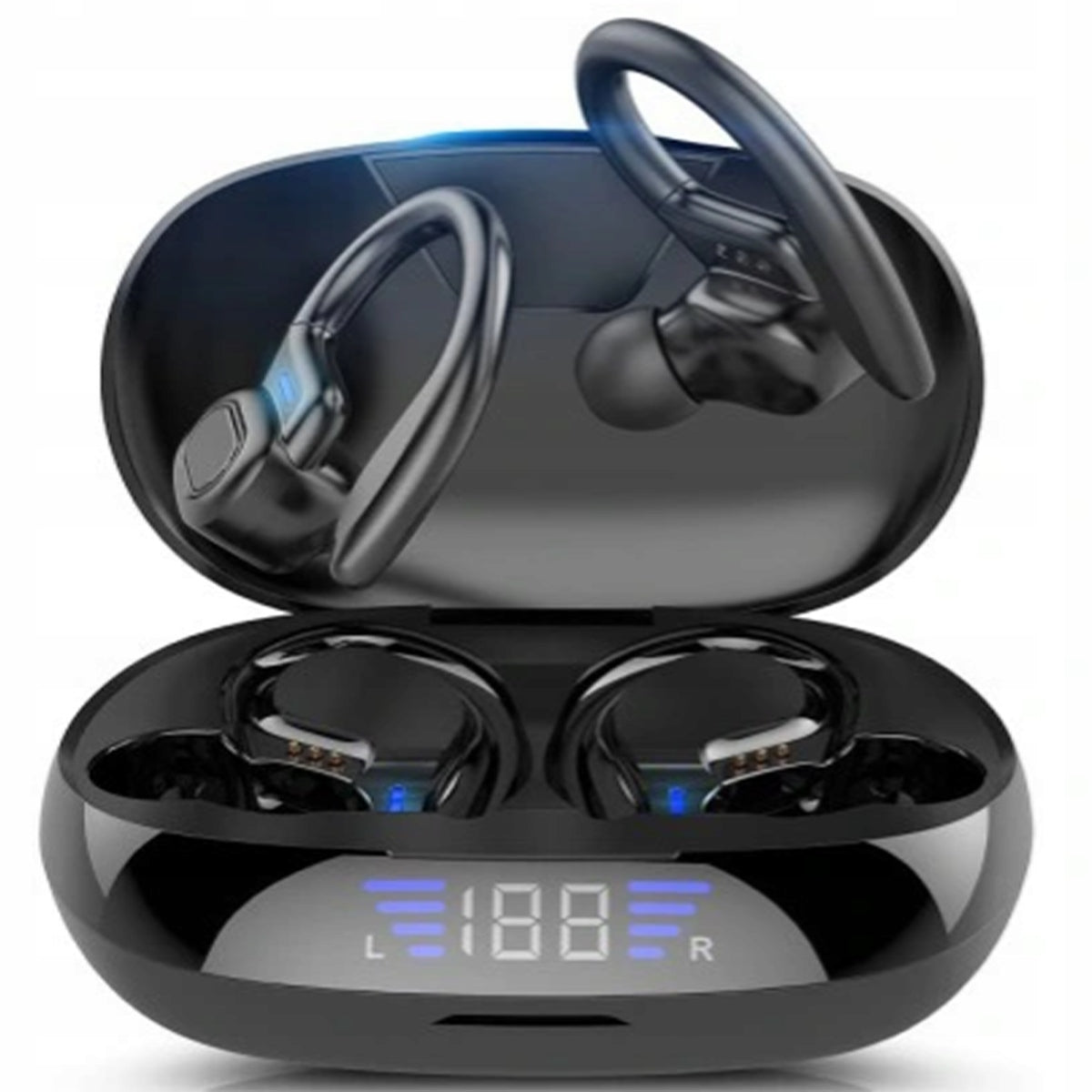 Wireless headphones BT5.1 POWERBANK + DISPLAY VV2-S 2600 mAh Manufacturer code SŁUCHAWKI BLUETOOTH ROWER BIEGANIE SIŁOWNIA