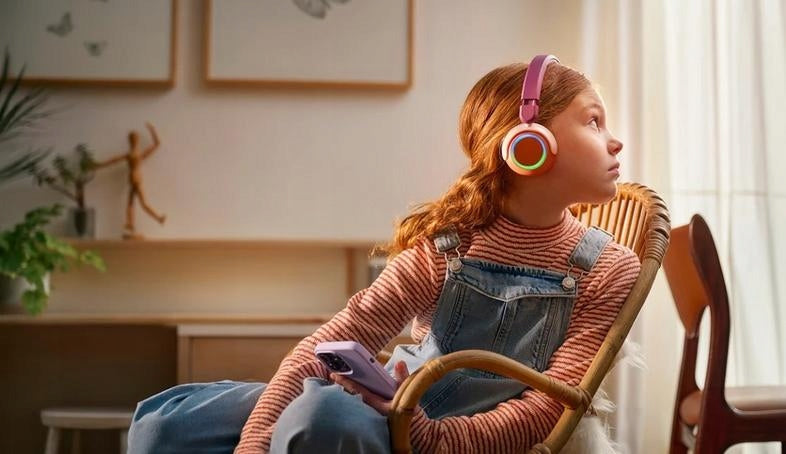 Wireless headphones for children PHILIPS TAK4200MP/00 Purple magenta Packaging status original