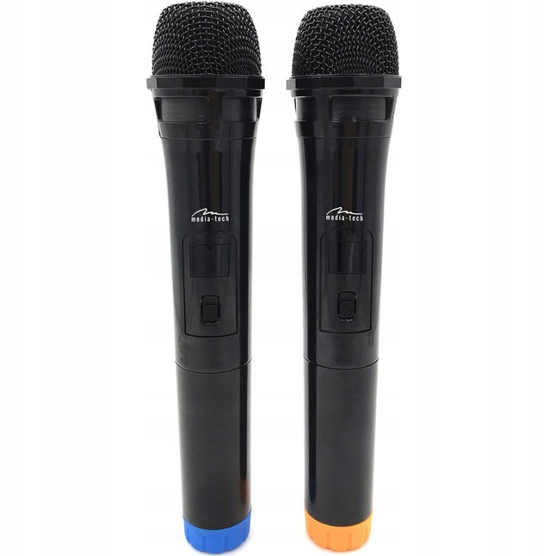 Wireless microphones 2 pieces Media-Tech Accent Pro range 20m karaoke Manufacturer code Accent PRO MT395