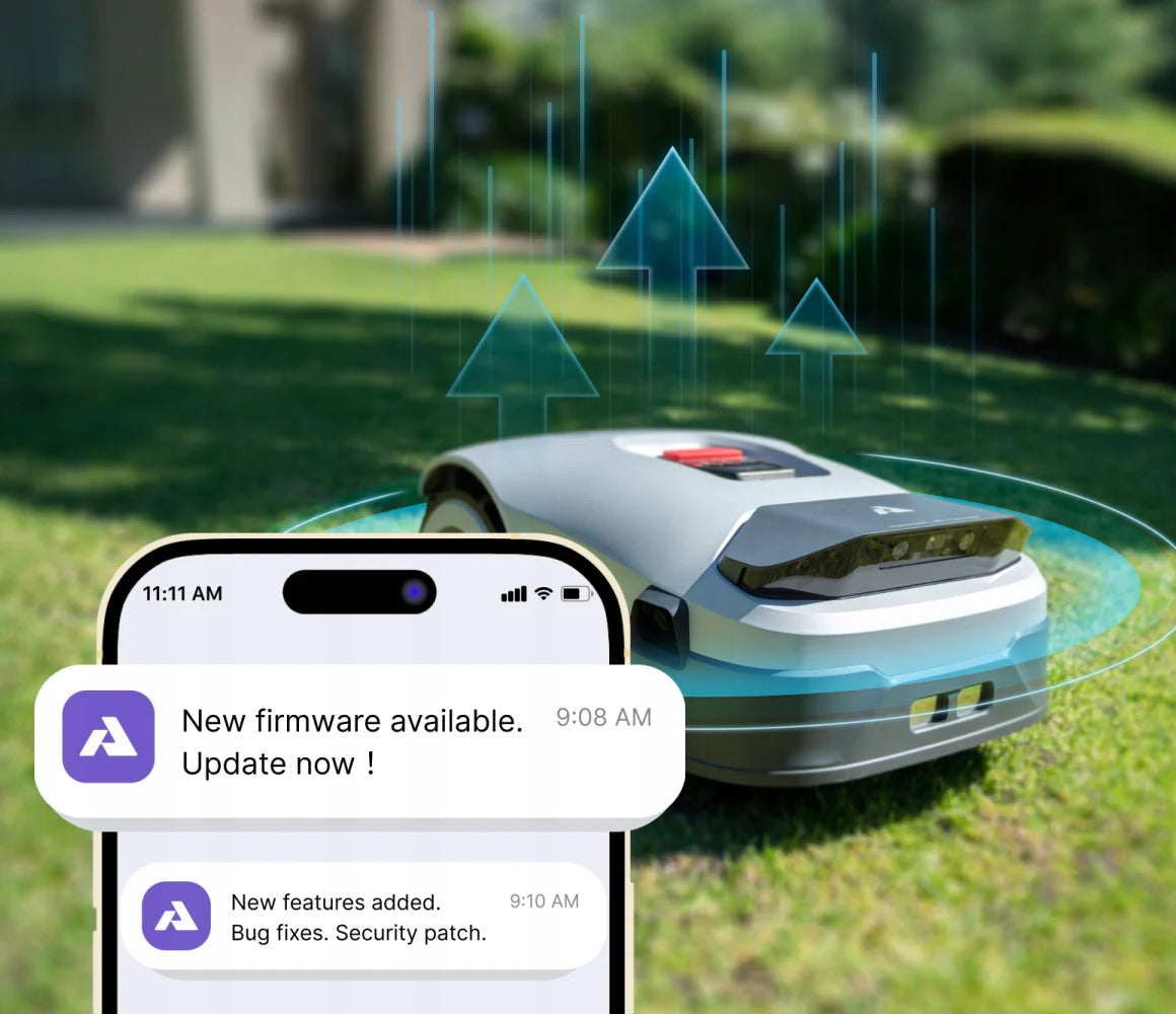 Wireless robotic mower Anthbot GENIE 800 RTK 1500m² with AI mower Model GENIE 800