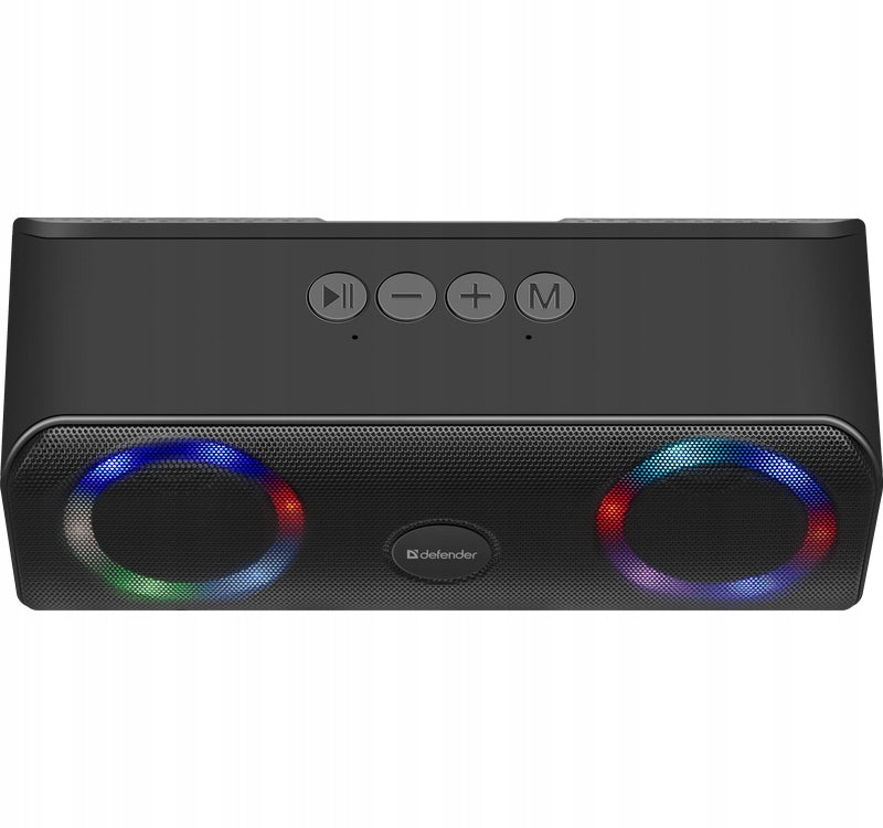 Wireless speaker Defender Q1 Bluetooth 10W FM/TF/USB/AUX/TWS/LED Brand Defender