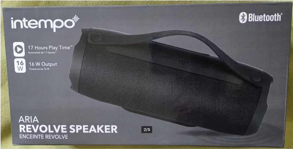 Wireless speaker intempo Aria Revilve Speaker Packaging status original