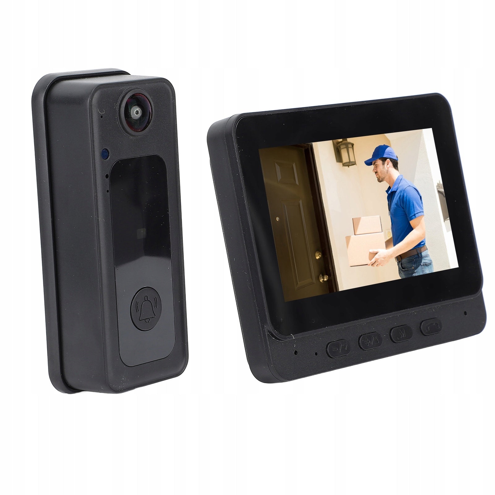 Wireless video intercom camera 1080P HD wide angle night vision X5 Brand no brand